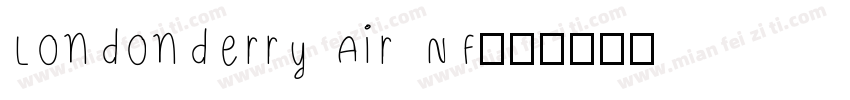 Londonderry Air NF字体转换